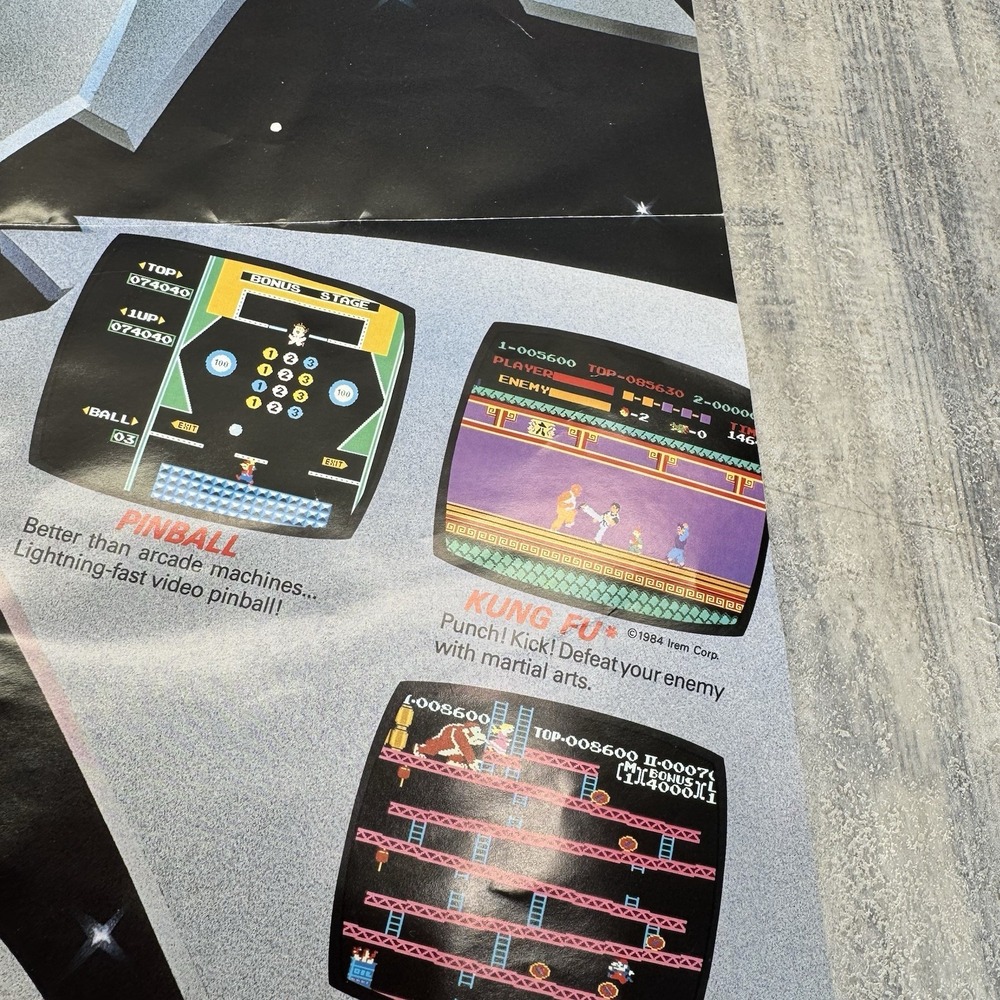 1989 Nintendo Now You're Playing With Power Poster 15-1/2" x 11-3/4" - Picture 6 of 12